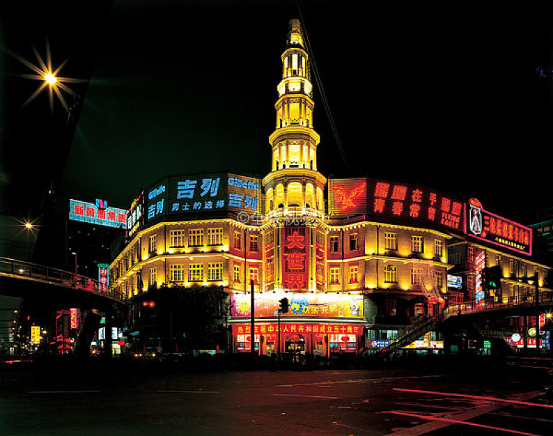 上海大世界 一幅流动的历史与现代广告画卷